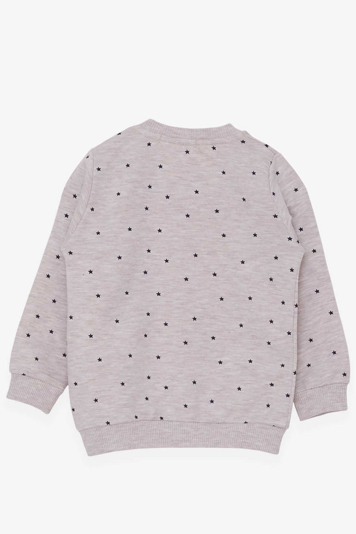 BRE Breeze Baby Girl Sweatshirt Happy Kittens 4 Months.5 Years, Beige Melange - Norfolk