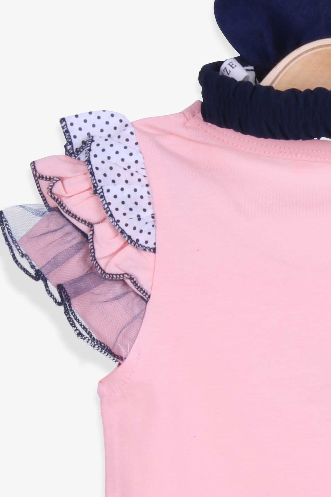 BRE Breeze Girl Baby Leggings Set with Ballerina Printed Bandana, 6 Months-2 Years, Salmon - Andria