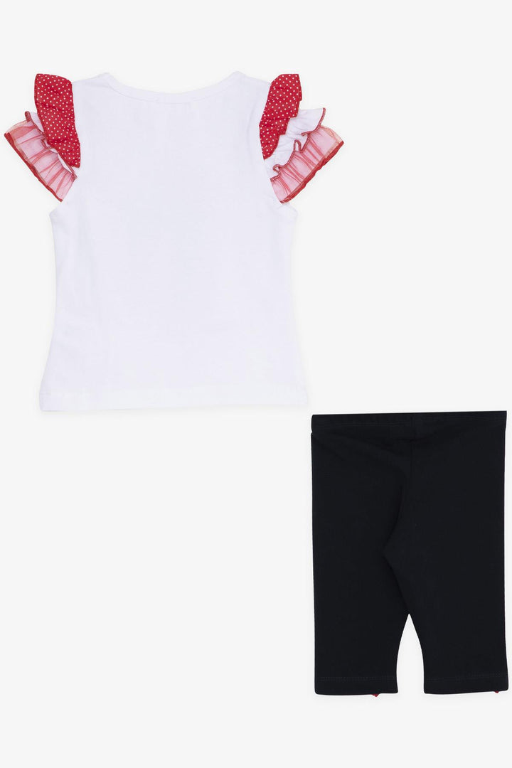 BRE Breeze Girl Baby Leggings Set Girl Printed Bandana 6 Months-2 Years, White - Scunthorpe