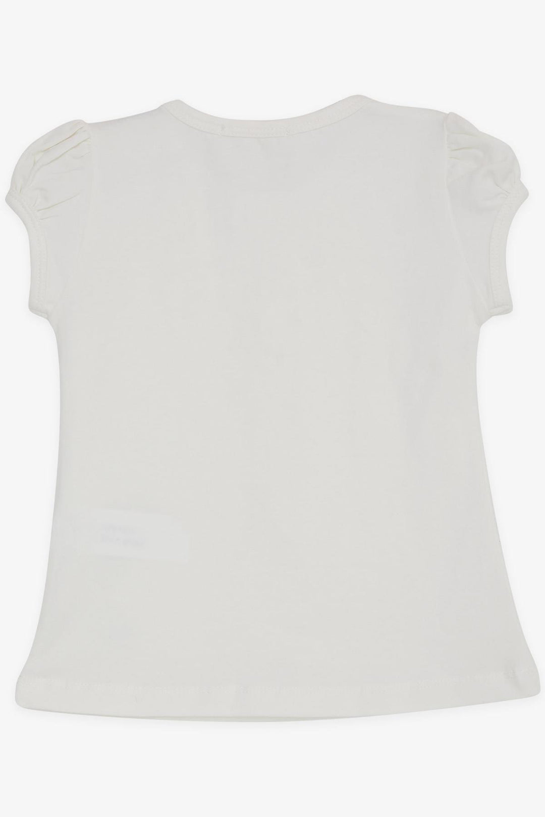 BRE Breeze Girl Baby T-shirt with Lace 9 Months-3 Years, Ecru - Waiblingen