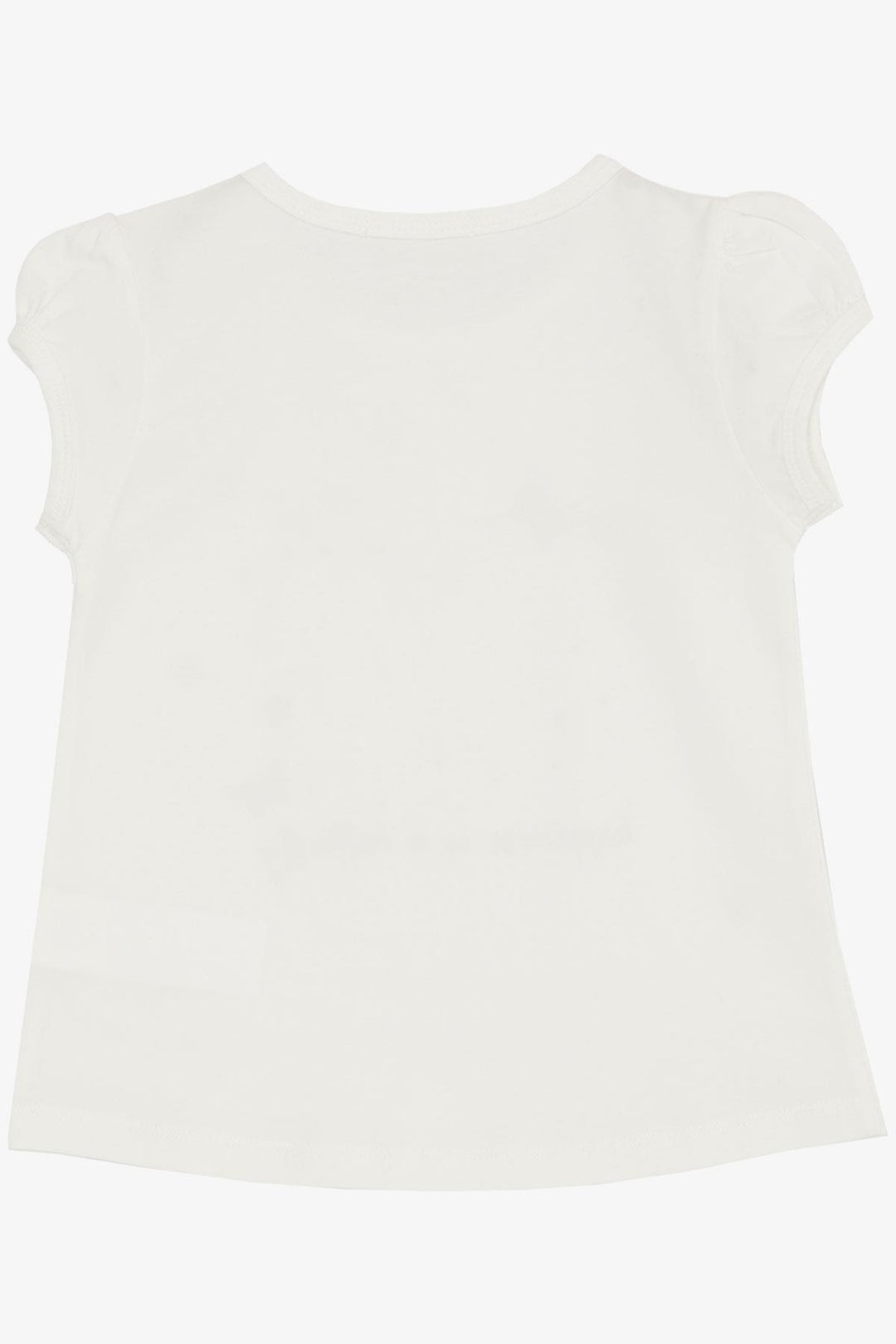 BRE Breeze Girl Baby T-shirt with Butterfly Printed Embroidery 9 Months-3 Years, White - Niederkassel