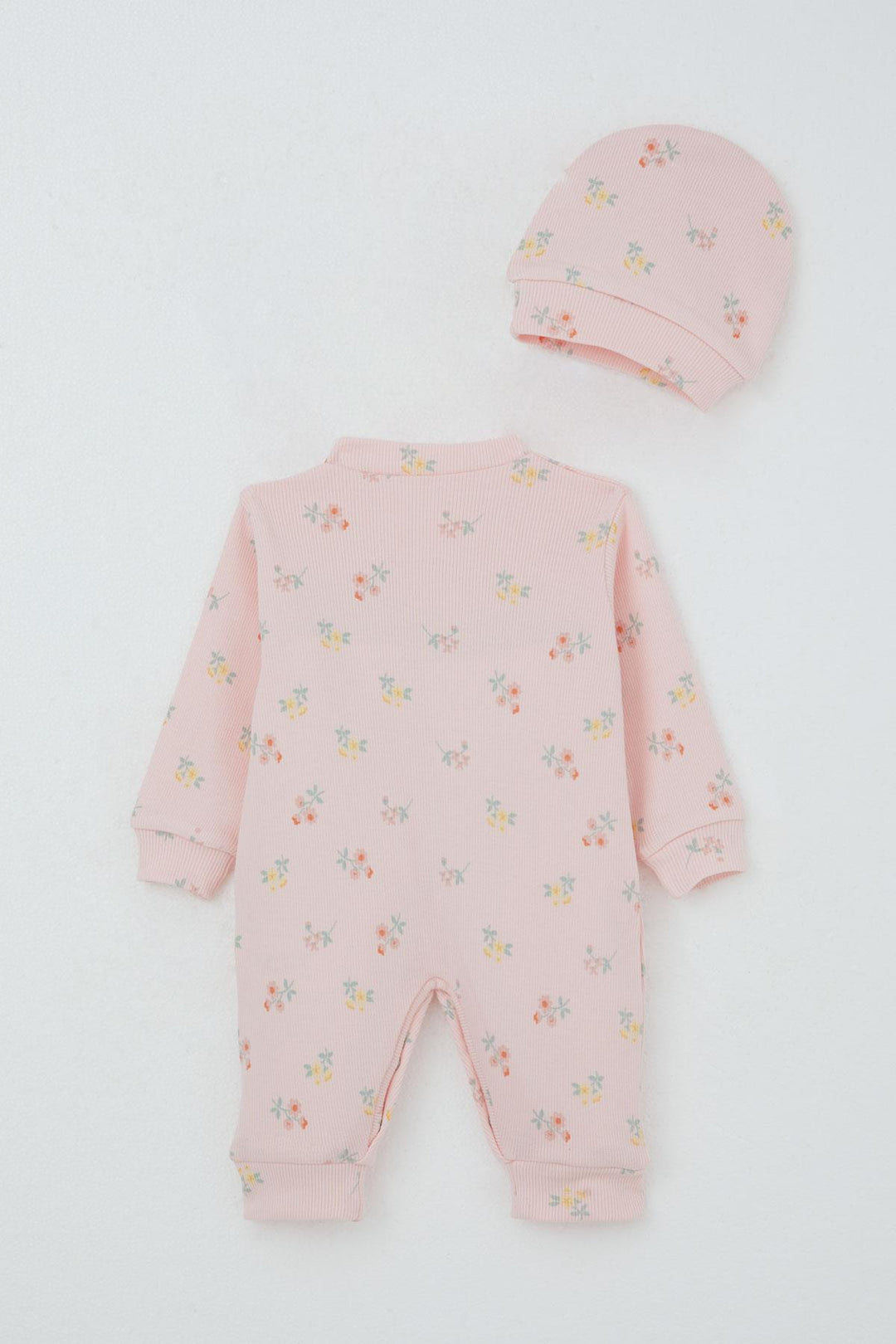 BRE Breeze Baby Girl Romper Flower Patterned 0-6 Months, Pink - Huatusco