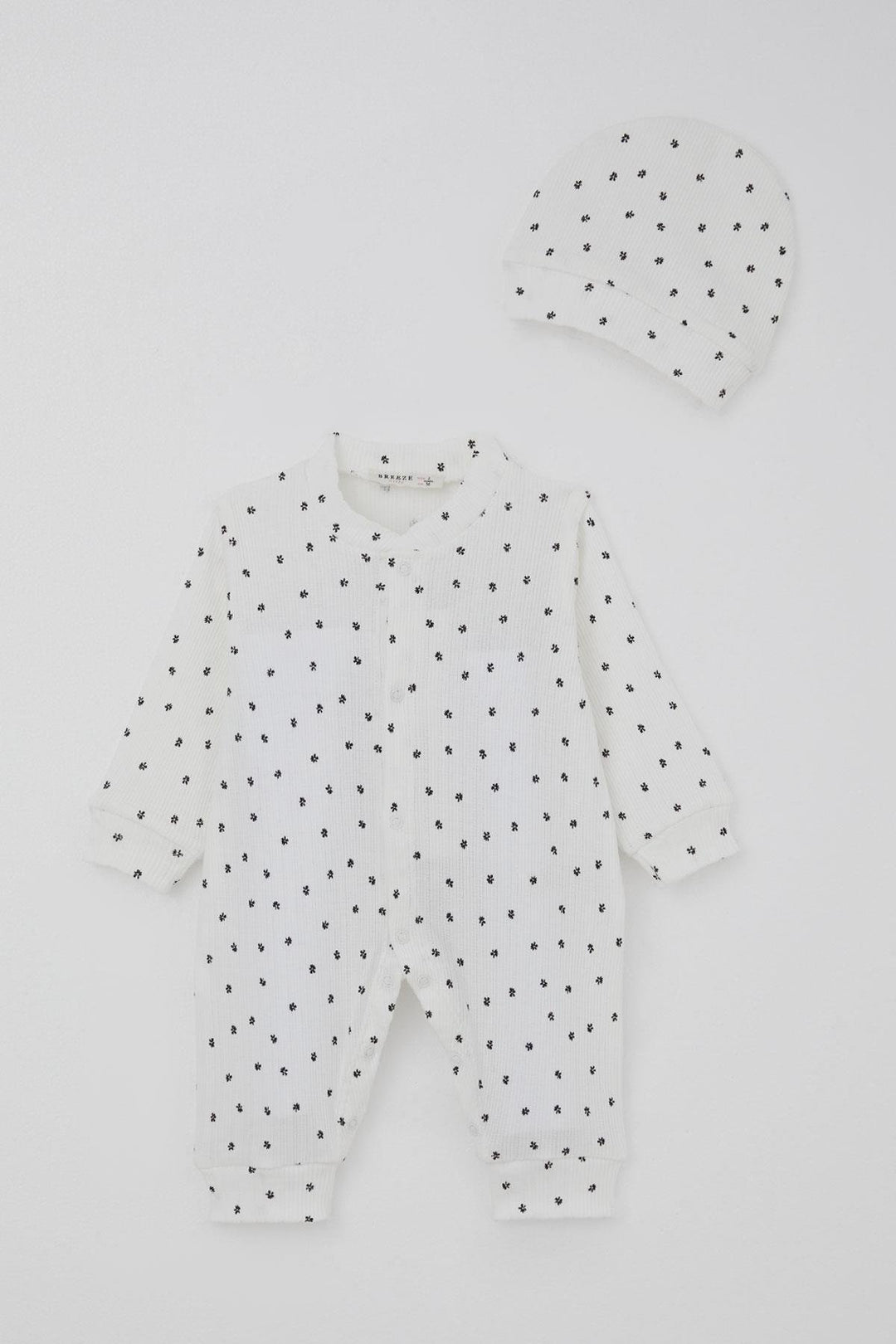 BRE Breeze Girl Babytulum Mini Flower Tale 0-6 Months, White - Korydallós
