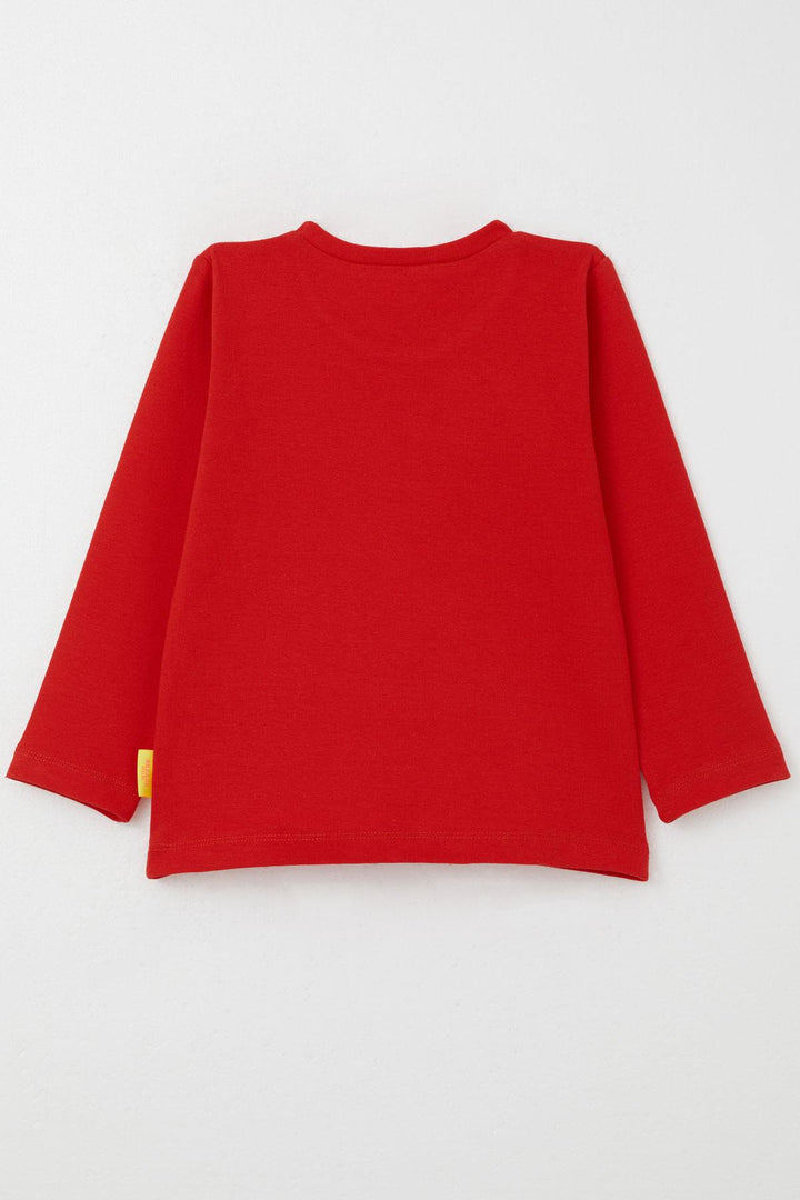 BRE Breeze Girl Baby Long Sleeve T-Shirt Basic 9 Months-3 Years, Red - Fuenlabrada