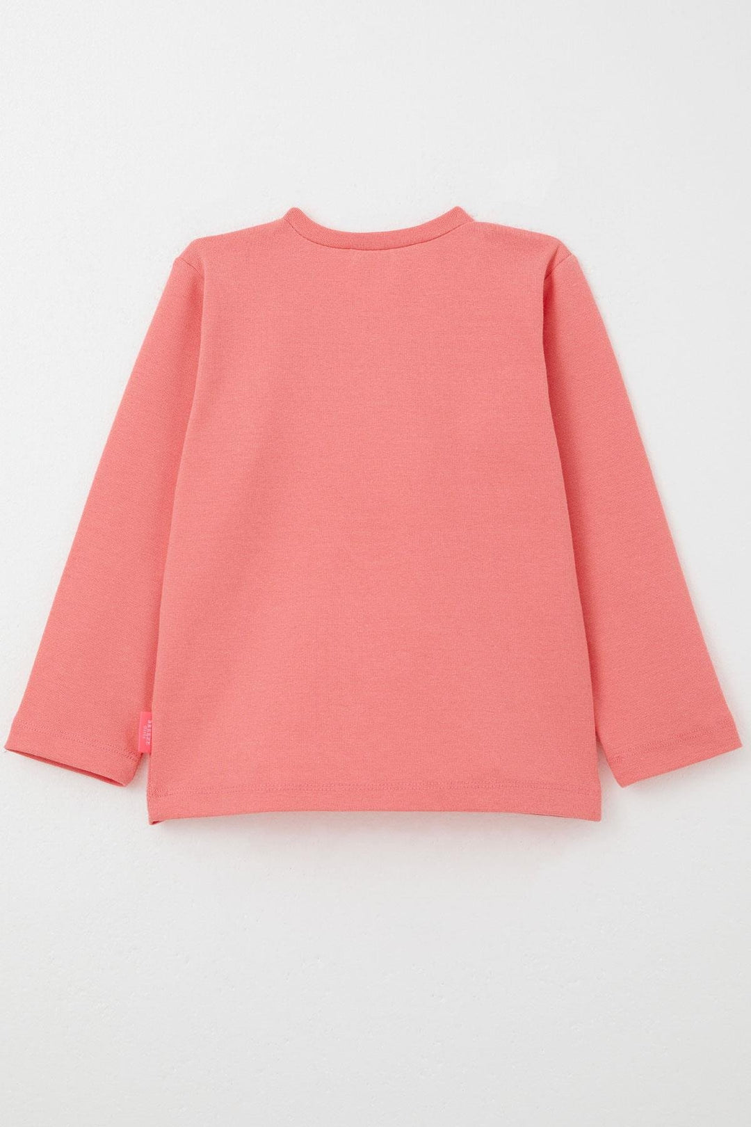 BRE Breeze Girl Baby Long Sleeve T-Shirt Basic 9 Months-3 Years, Coral - Newton