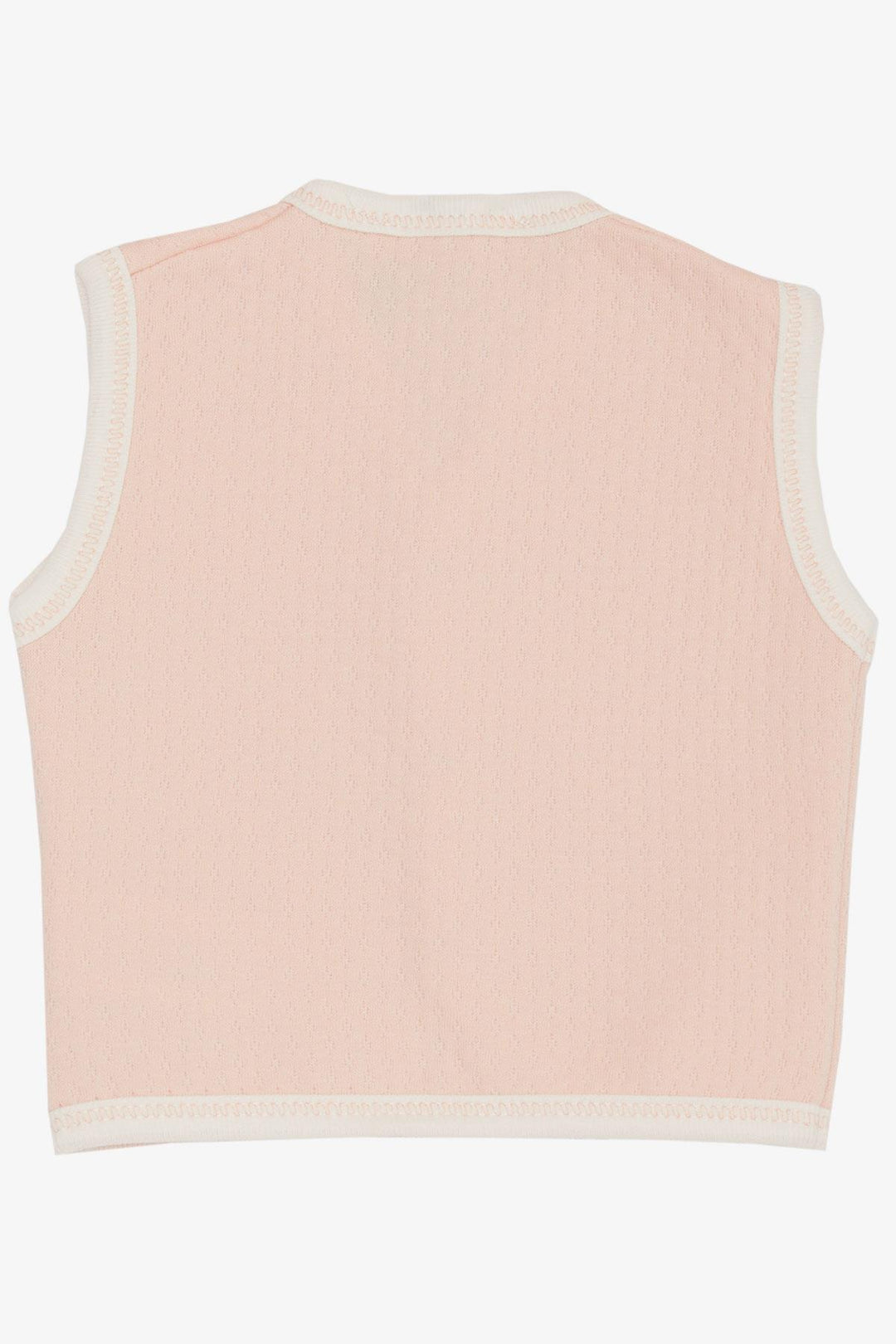 BRE Breeze Baby Girl Vest with Snap Patterned 0-9 Months, Salmon - Chelsea