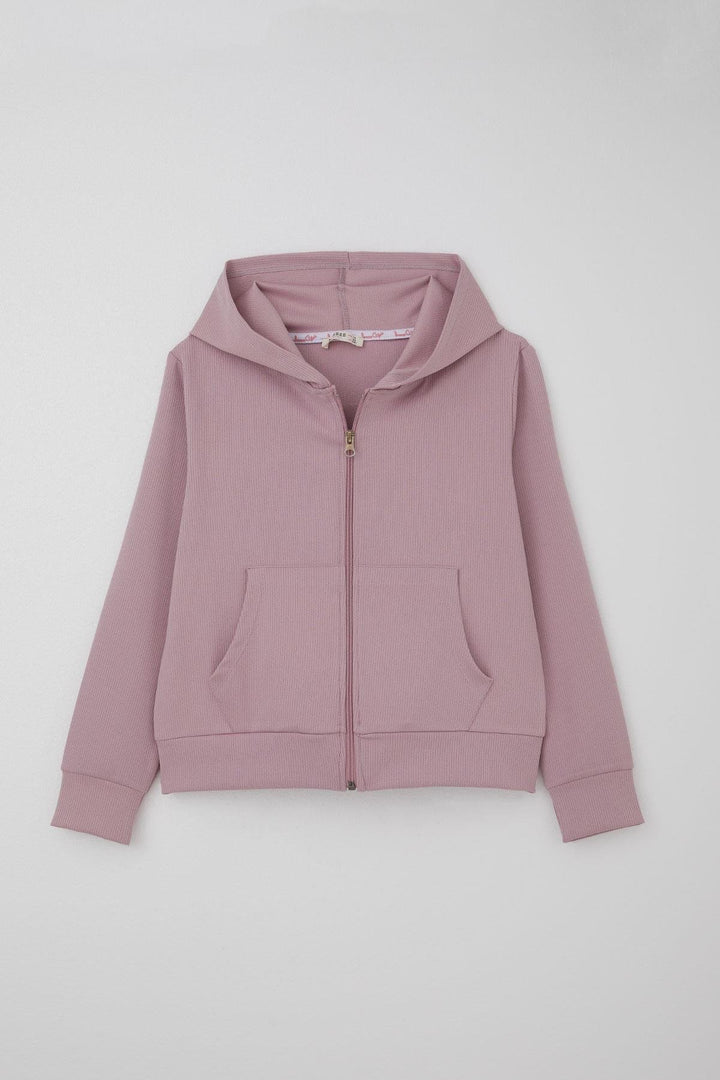 BRE Breeze Girl Child 3-Piece Pantsuit with Hood 94 Years, Lilac - The Hague