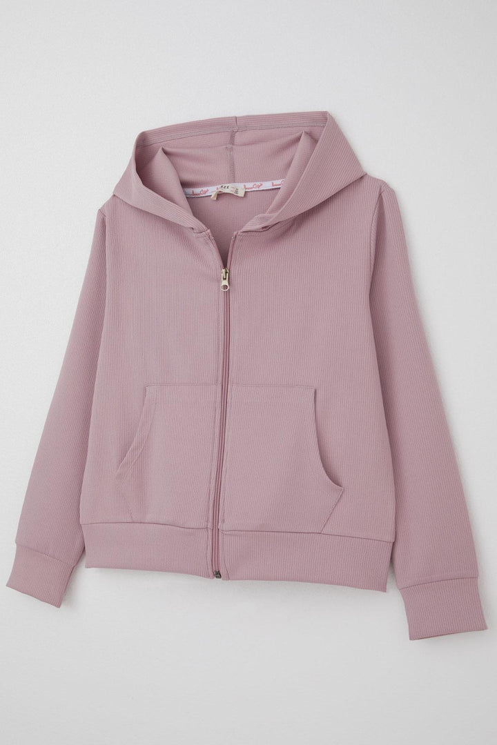 BRE Breeze Girl Child 3-Piece Pantsuit with Hood 94 Years, Lilac - The Hague