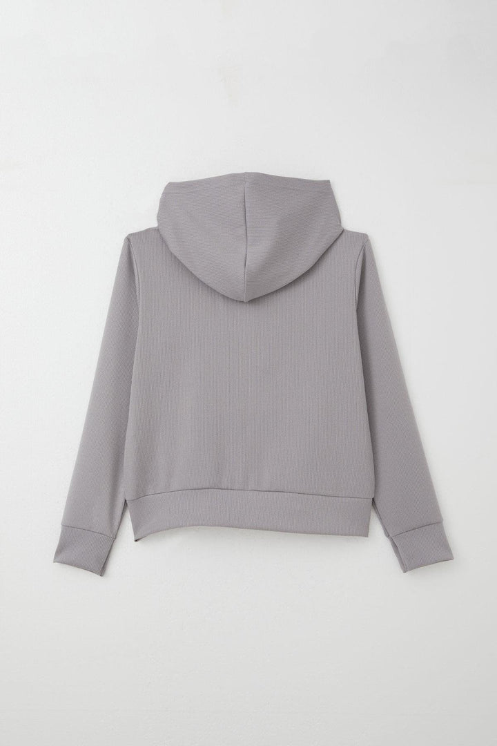 BRE Breeze Girl Child 3-Piece Pantsuit with Hood 94 Years, Gray - Santa Clara del Cobre