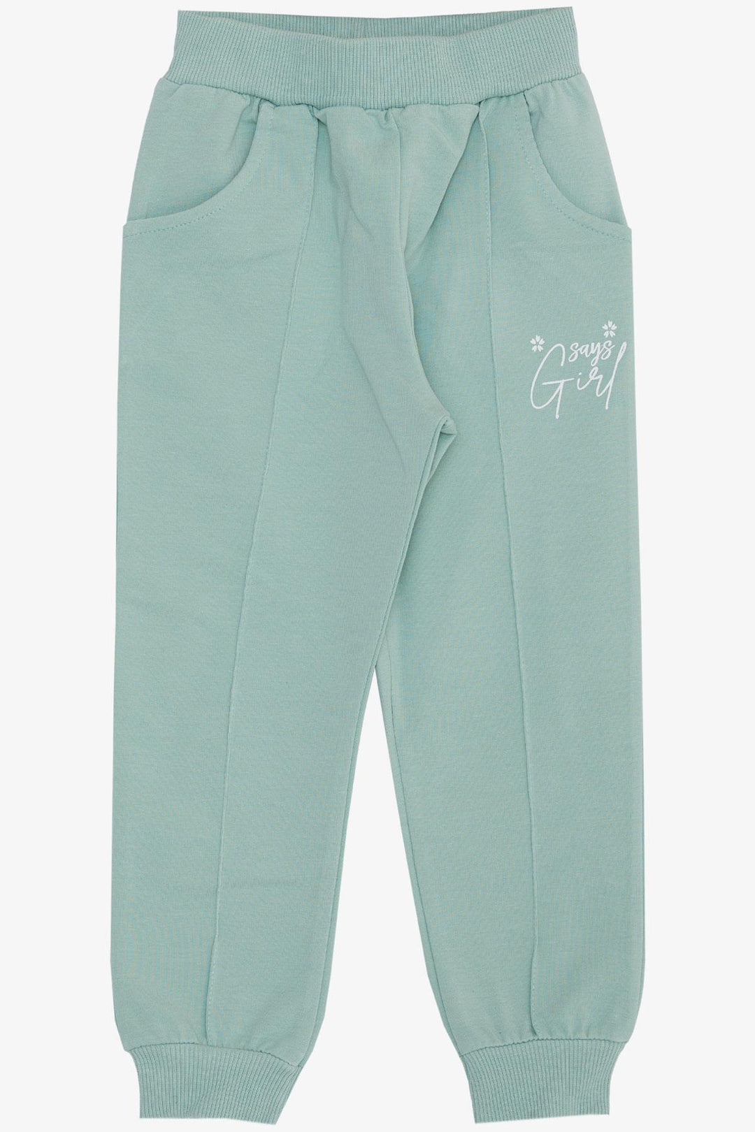 BRE Breeze Girl Child Shorts with Pocket Print 1.5-5 Years, Aqua Green - Teijlingen