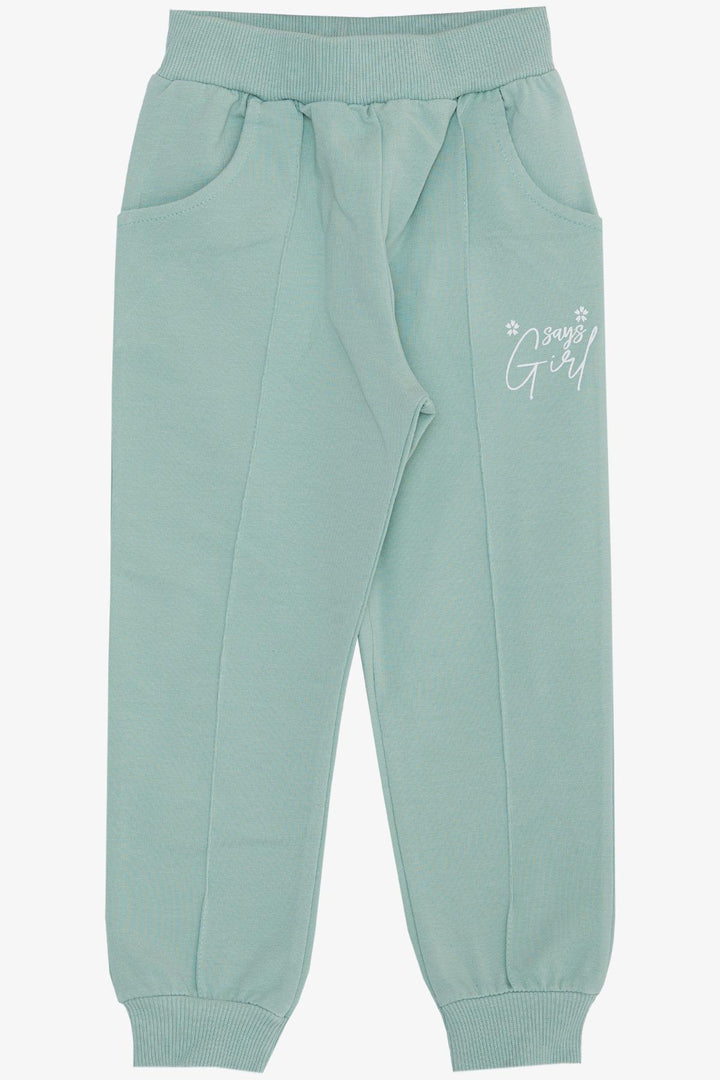 BRE Breeze Girl Child Shorts with Pocket Print 1.5-5 Years, Aqua Green - Teijlingen