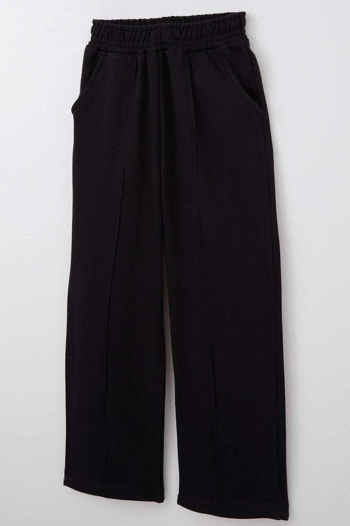 BRE Breeze Girl Child Bottom Stitched Elastic Waistband Pocketed 84 Years, Black - West Vancouver