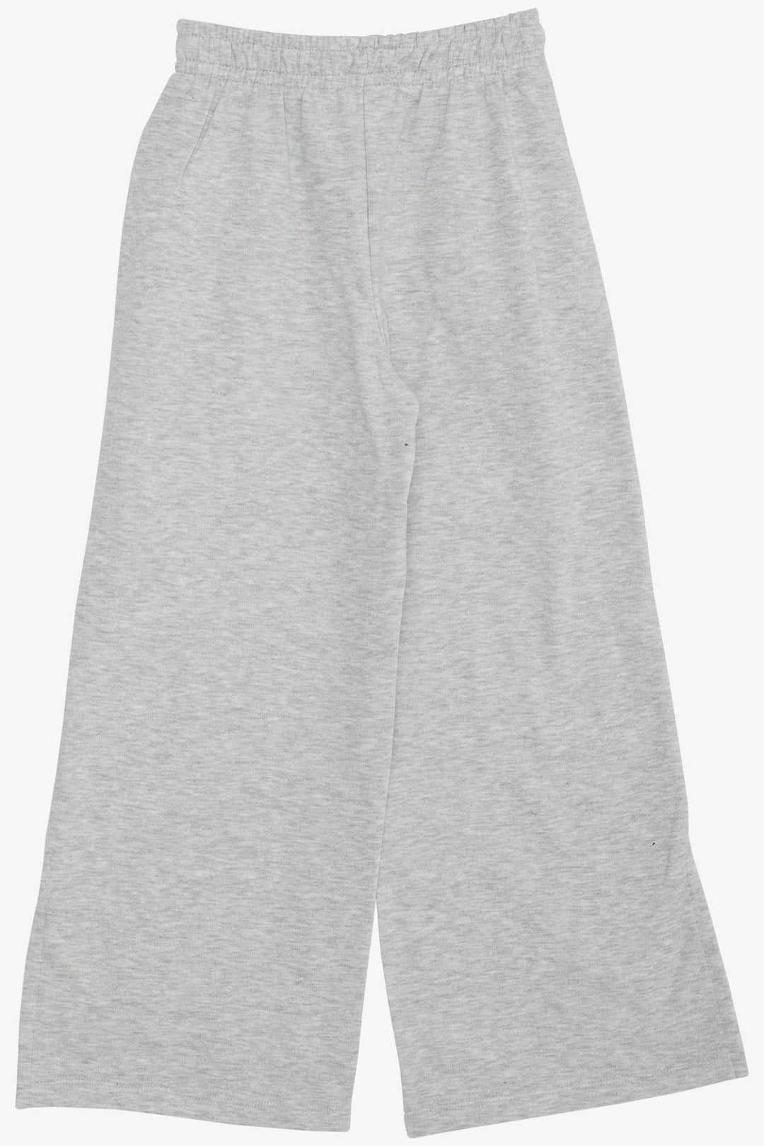 BRE Breeze Girl Child Wide Leg Slit Lace-Up Accessorized Pocketed 82 Years, Light Grey Melange - Newbury