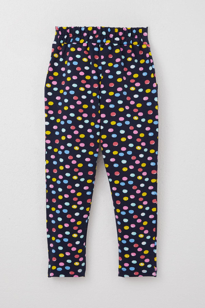 BRE Breeze Girl Child Underwear Colored Polka Dot Patterned Bow 2-6 Years, Navy Blue - Severna Park