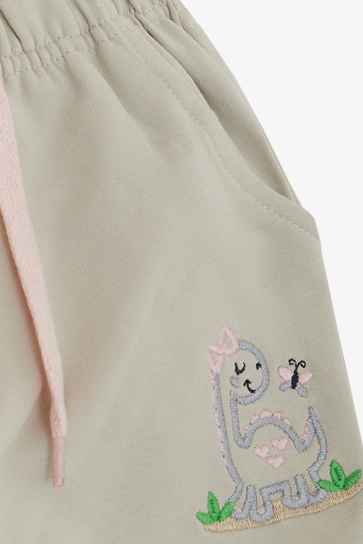 BRE Breeze Girl Children Bottom لطيف ديناصور وفراشة مطرزة مطبوعة 1-4 سنوات، حجر - ريكلينغهاوزن