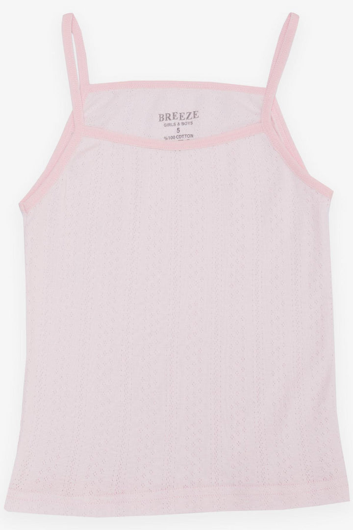 BRE Breeze Girl's Tank Top & Panties Set Jacquard 31 Years, Pink - Maidstone