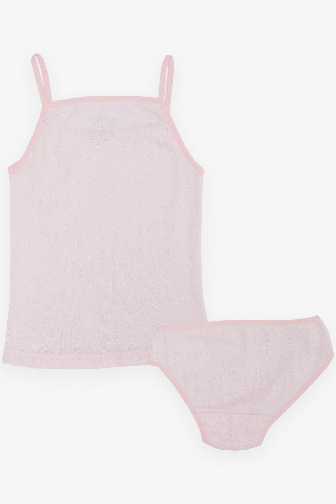 BRE Breeze Girl's Tank Top & Panties Set Jacquard 31 Years, Pink - Maidstone