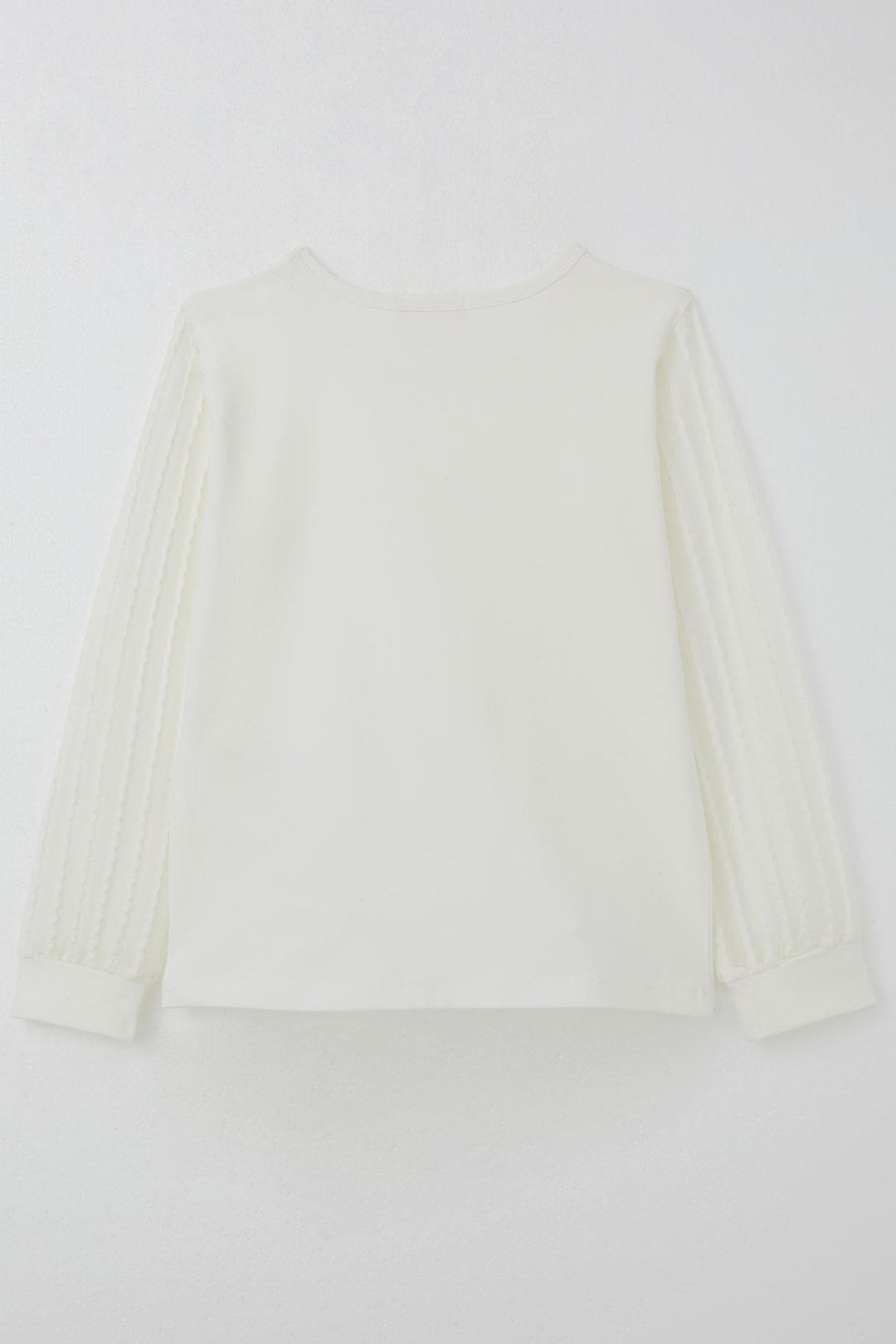 BRE Breeze Girl's Blouse with Tulle Sleeves, 82 Years, Ecru - Peterborough