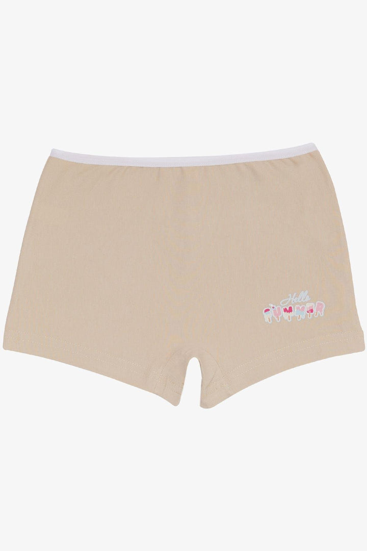 BRE Breeze Girl's Boxer Ice Cream Printed 51 Years, Beige - Heusden