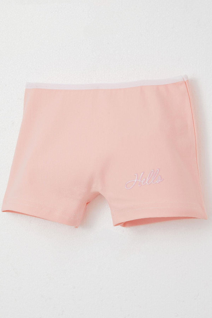 BRE Breeze Girl's Boxer Shorts with Hello Print, 51 Years, Pink - Des Moines