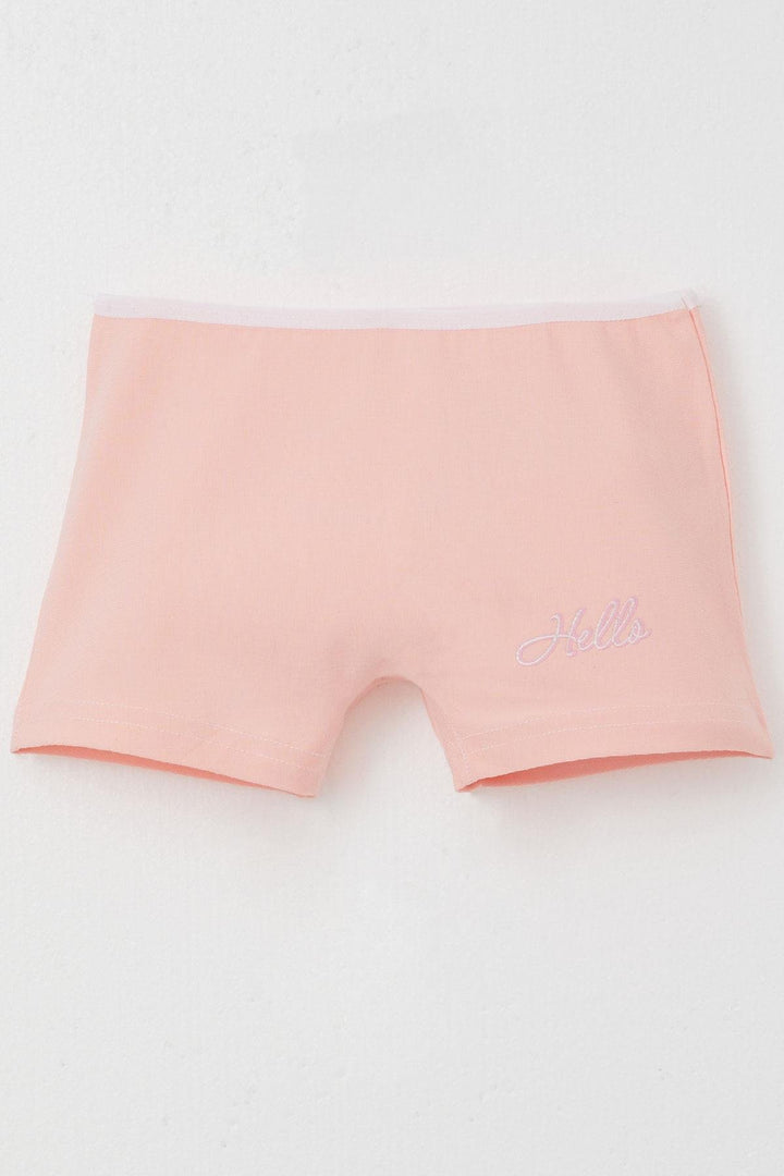 BRE Breeze Girl's Boxer Shorts with Hello Print, 51 Years, Pink - Des Moines
