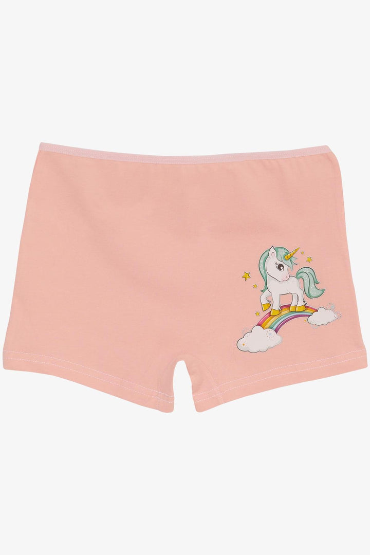 BRE Breeze Girl's Boxer Cute Unicorn & Rainbow 51 Years, Pink - Cranbourne