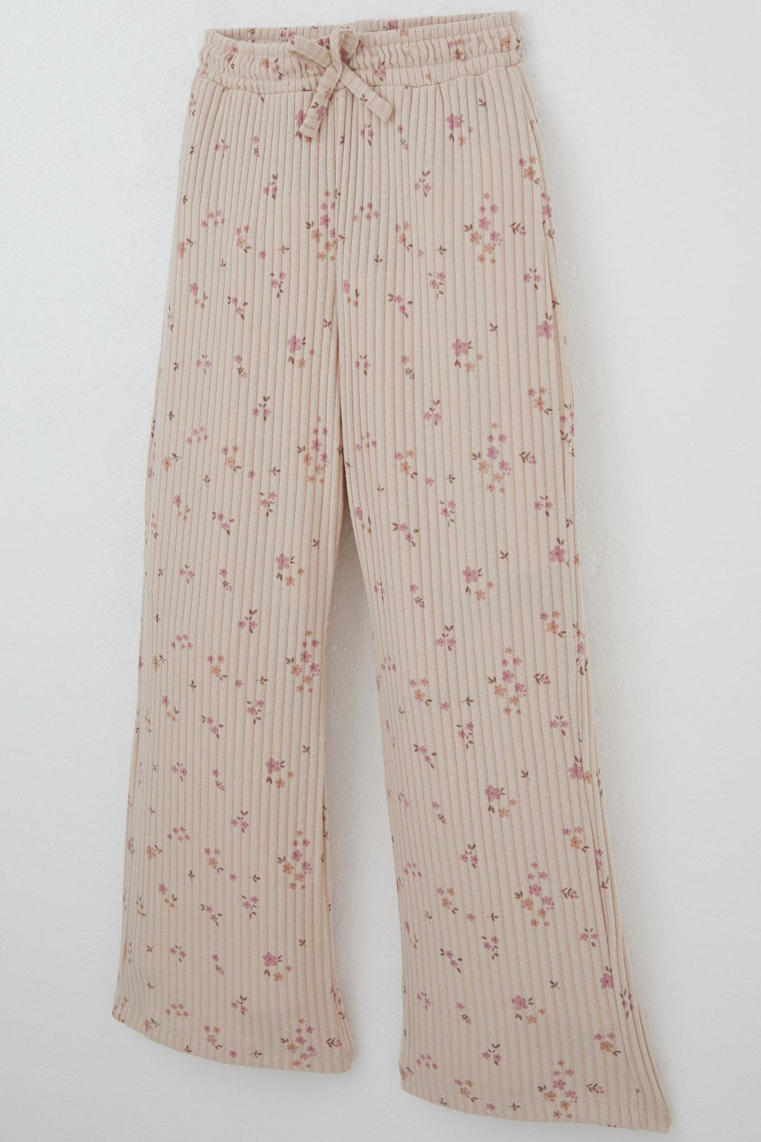 BRE Breeze Girl Child Flower Patterned Leggings with Bow Accessory, 4-8 Years, Powder - Châteauguay