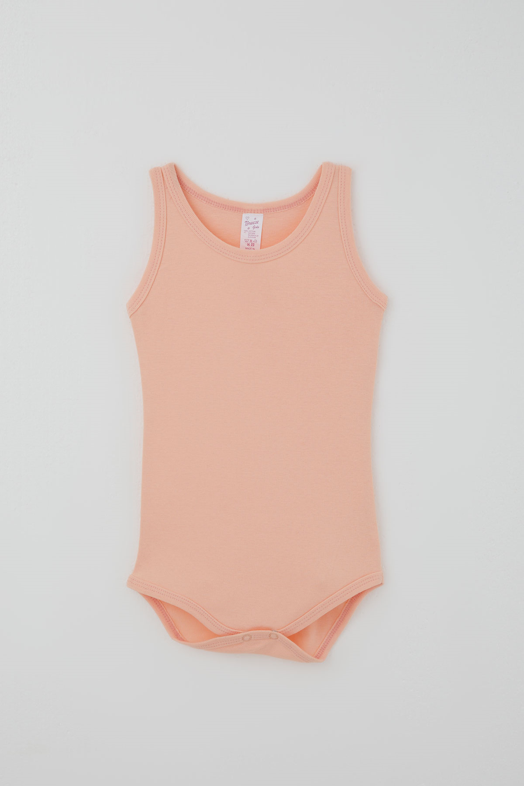 BRE Breeze Kız Çocuk Çıtçıtlı Atlet Zıbın Body Basic 1-3 Yaş , Somon - Zhytomyr