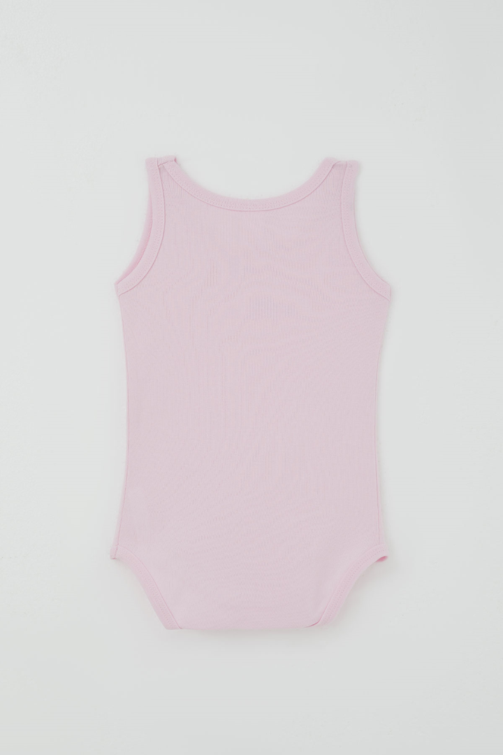 BRE Breeze Kız Çocuk Çıtçıtlı Atlet Zıbın Body Basic 1-3 Yaş , Pembe - Kempten