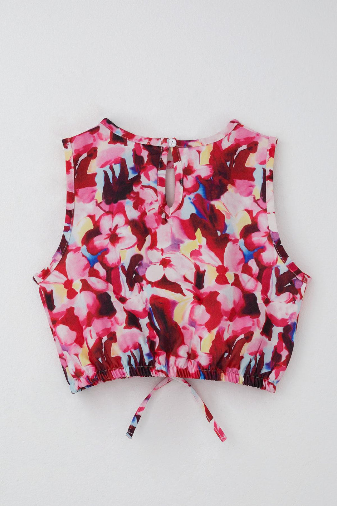 BRE Breeze Girl Child Crop Set with Flower Patterned Elastic Waistband 94 Years, Mixed Color - Bedford