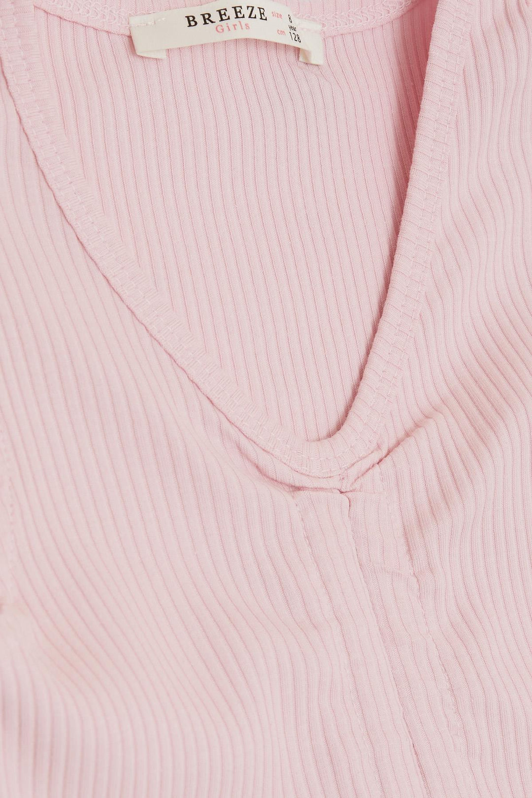 BRE Breeze Girl Child Crop Top with Straps Ruffled 84 Years, Pink - Pessac