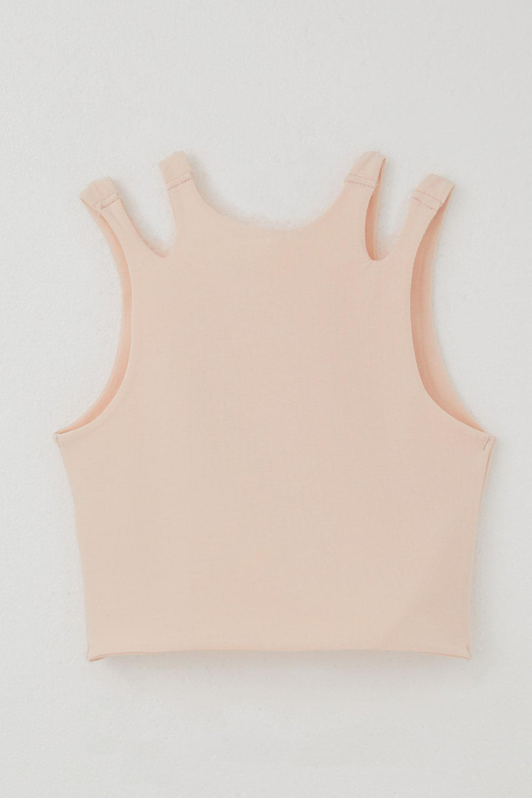 BRE Breeze Girl Child Crop Top Double Strap Shoulder Detail 96 Years, Salmon - Fairfield
