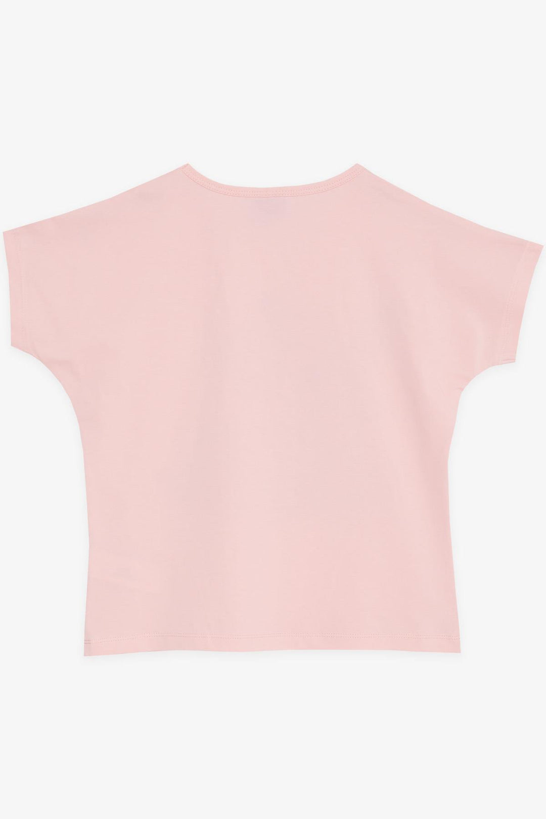 BRE Breeze Girl Child Crop T-Shirt Friendship Themed 106 Years, Salmon - Troyes