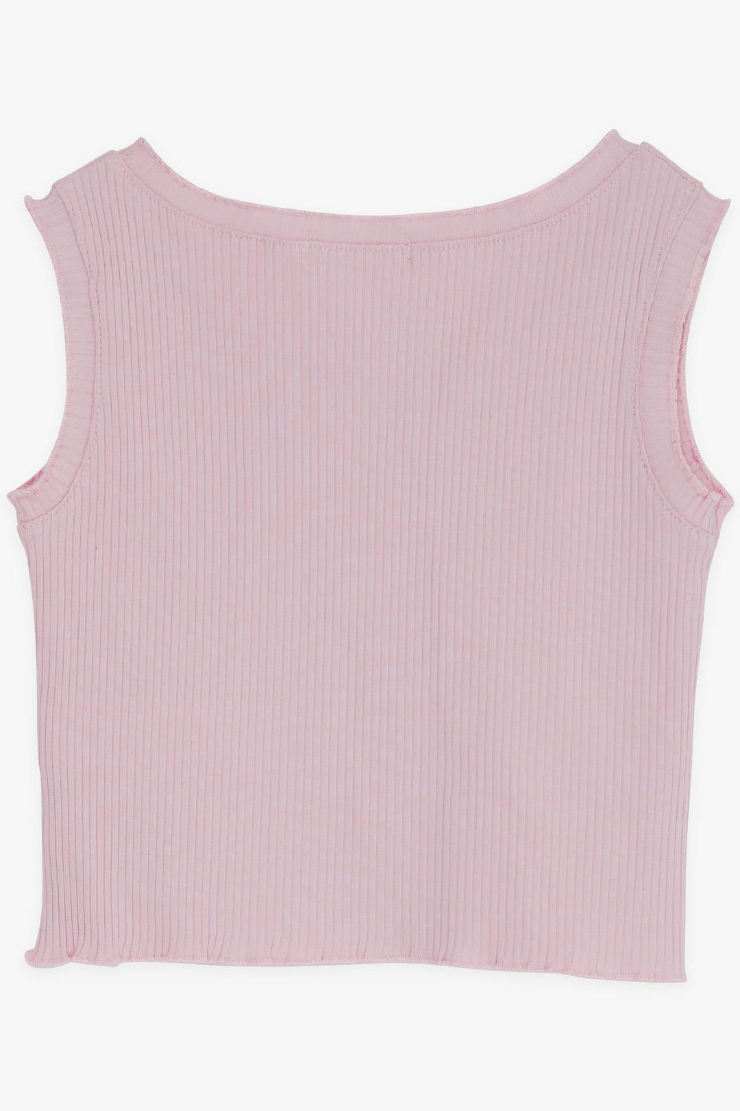 BRE Breeze Girl Child Crop T-Shirt Ribbed 84 Years, Powder - Ludwigsburg