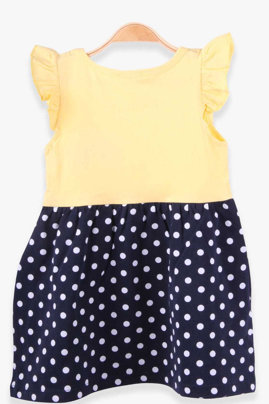 BRE Breeze Girl's Dress with Strawberry Embroidery, 2-6 Years, Yellow - Druzhkivka