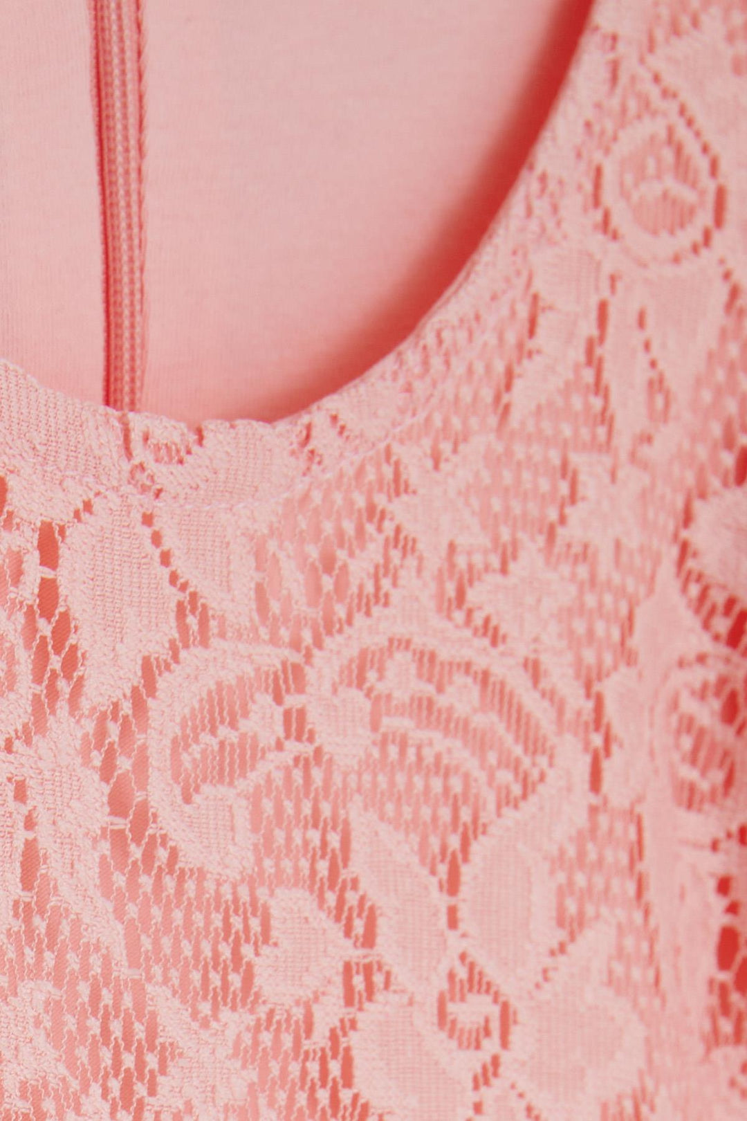 BRE Breeze Girl's Dress with Bow Tulle Lace 3-8 Years, Salmon - Walnut Creek