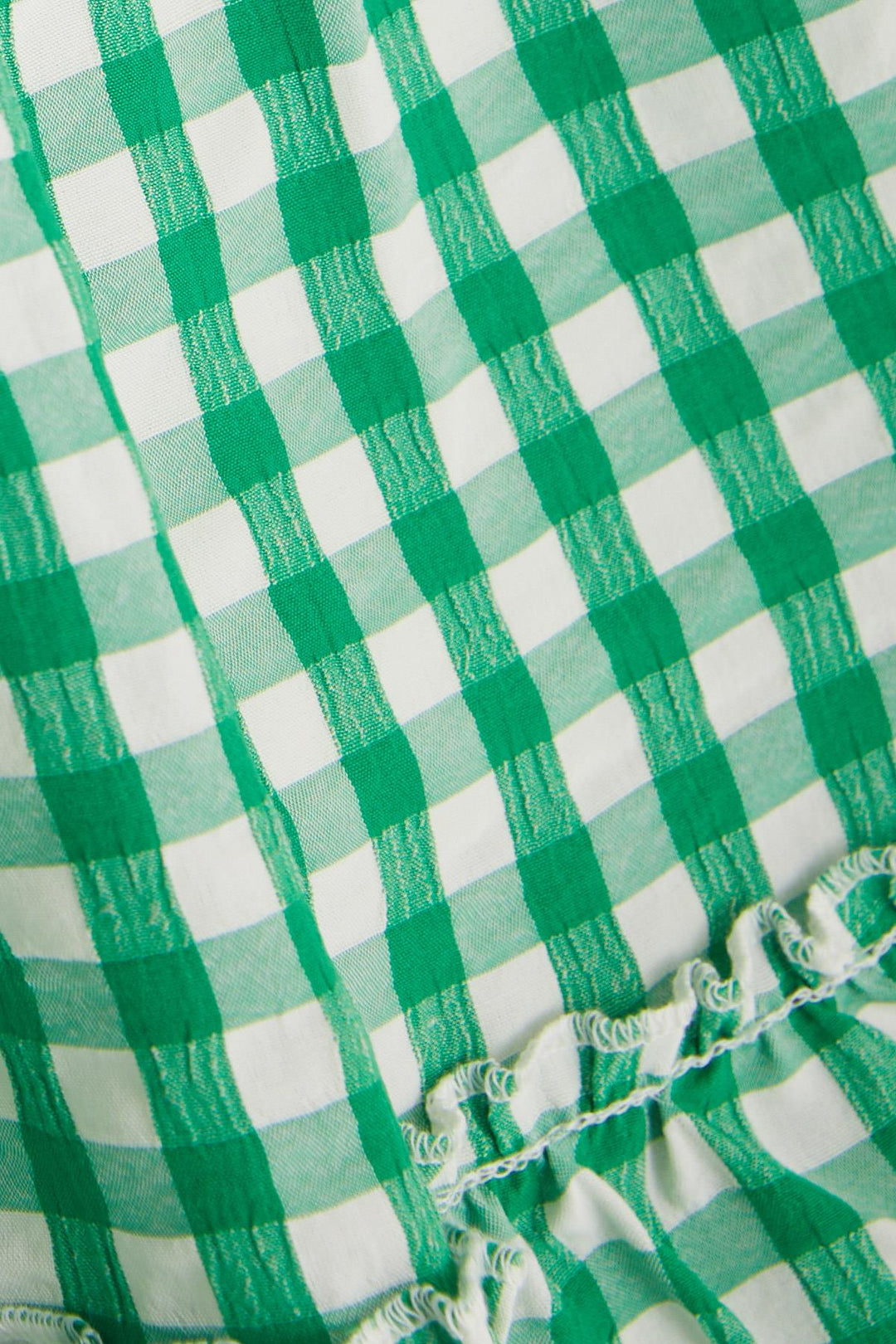 BRE Breeze Girl's Dress Square Neck Zippered Frilly 2-6 Years, Green - Chesapeake