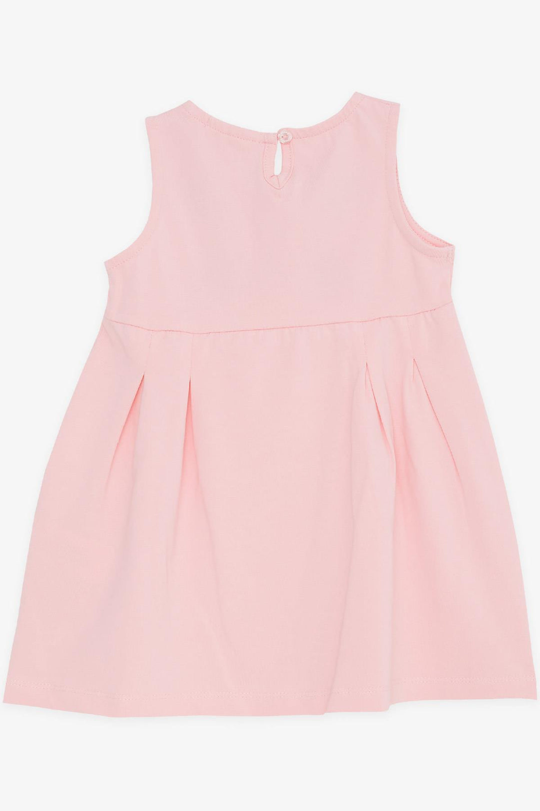 BRE Breeze Girl's Dress with Embroidery Sequined Cute Kitten Printed 1.5-5 Years, Pink - Herriman