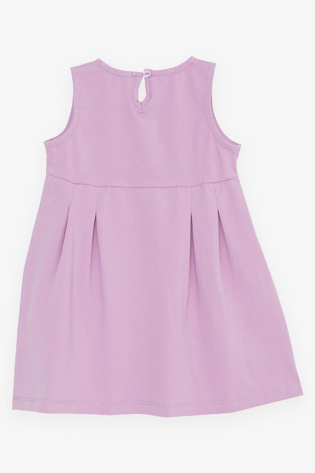 BRE Breeze Girl's Dress Embroidered Sequined Cute Cat Printed 1.5-5 Years, Lilac - Arnsberg