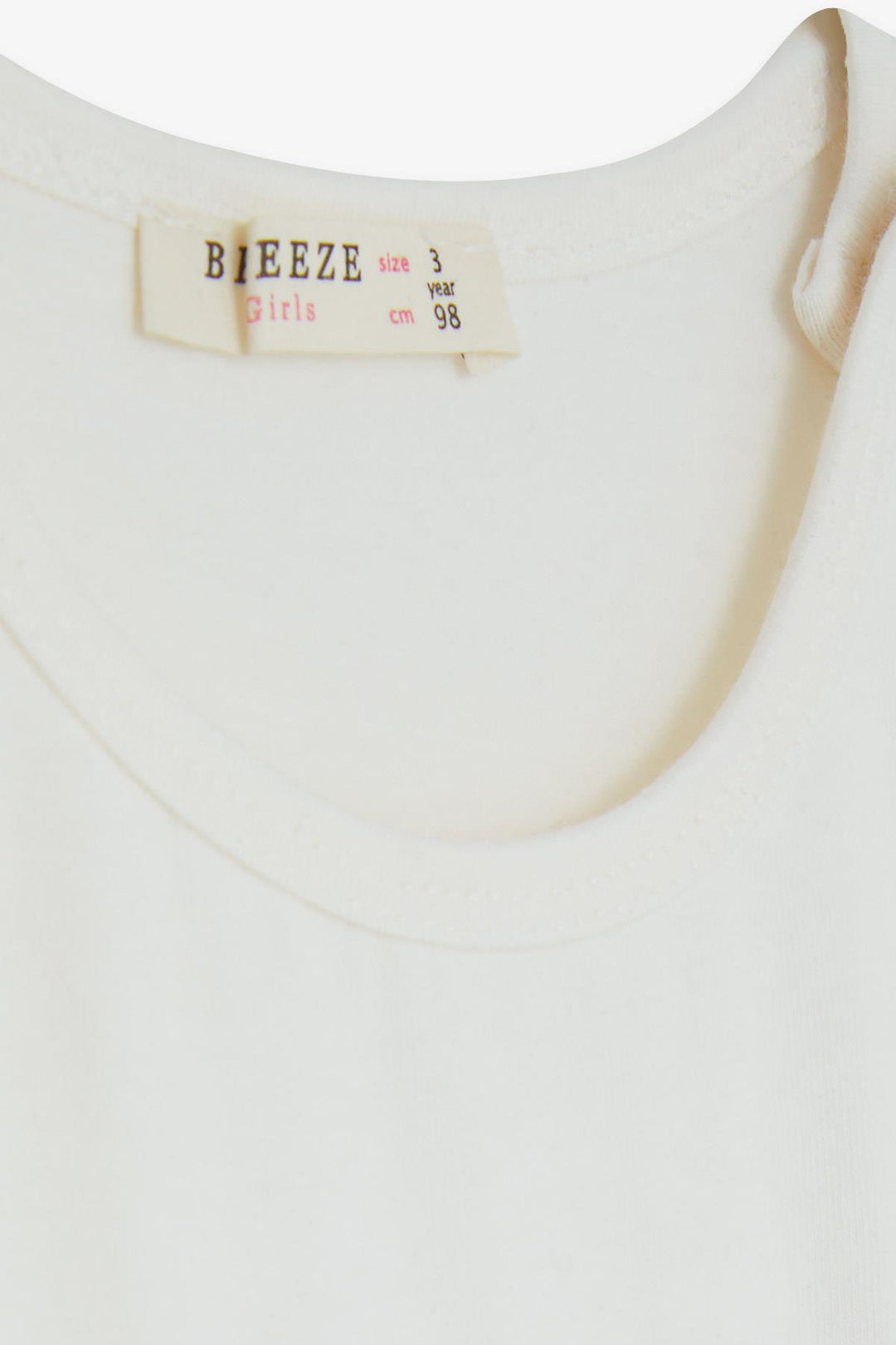 BRE Breeze Girl's Dress with Tulle Bow Armalı 1.5-5 Years, Ecru - Temecula