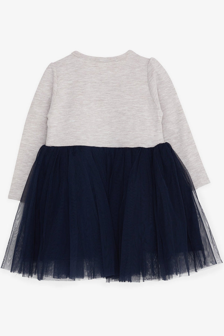 BRE Breeze Girl's Dress Unicorn Printed 1.5-5 Years, Beige Melange - Palm Desert