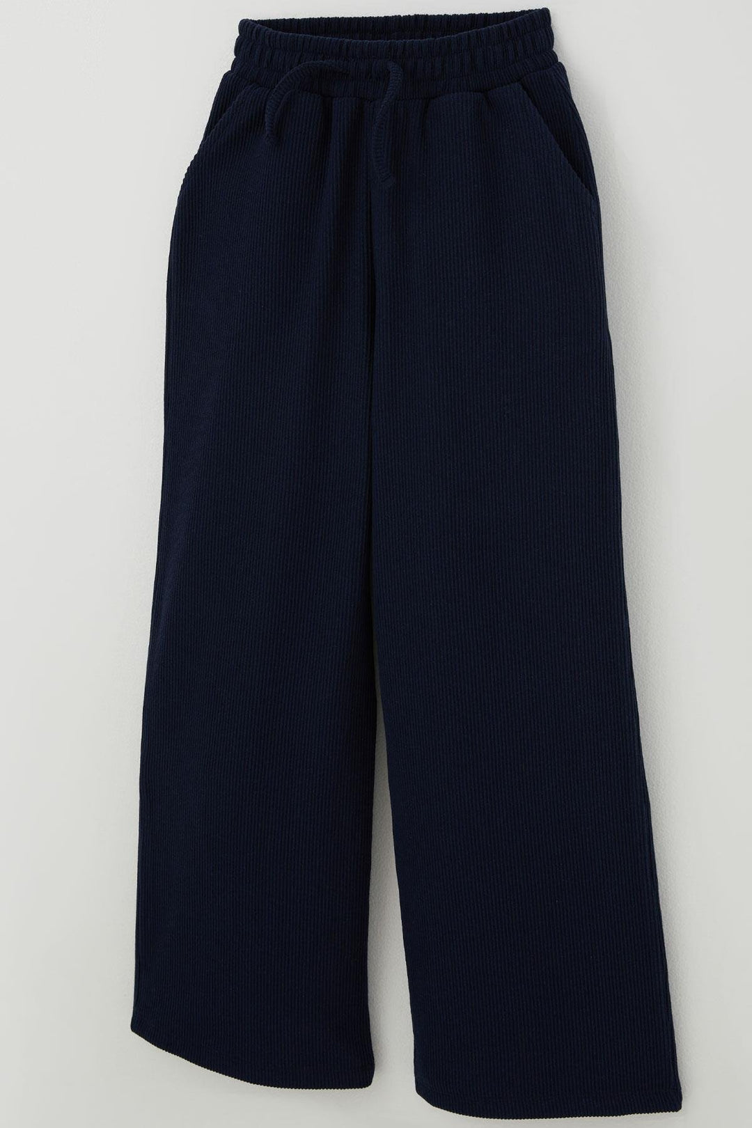 BRE Breeze Girl's Sweatpants with Drawstring Waistband Accessory, Elastic Waistband, 84 Years, Navy Blue - Warren