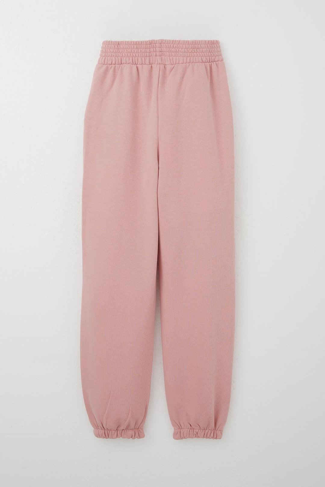 BRE Breeze Girl's Sweatpants Bottom Waist Part Detailed with Emblem 94 Years, Rose Pink - Heroica Ciudad de Tlaxiaco