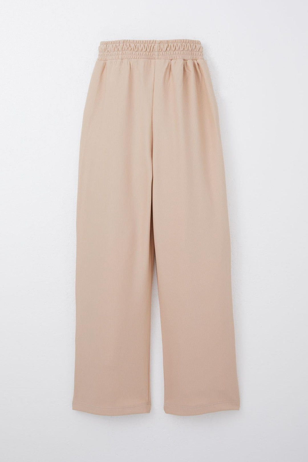 BRE Breeze Girl's Sweatpants with Elastic Waistband, Pockets and Logo, Beige, 62 Years - Bad Salzuflen