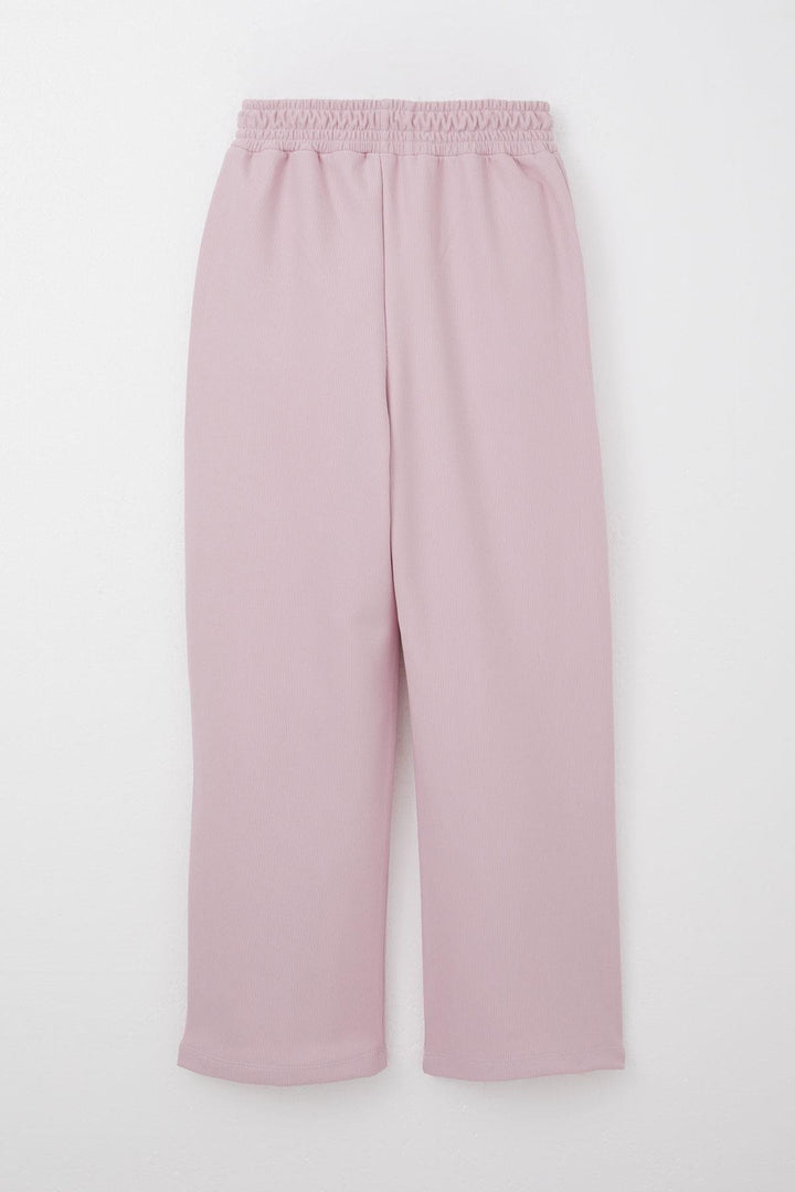 BRE Breeze Girl's Sweatpants with Elastic Waistband, Pockets and Logo, 62 Years, Light Lilac - Ciudad Valles