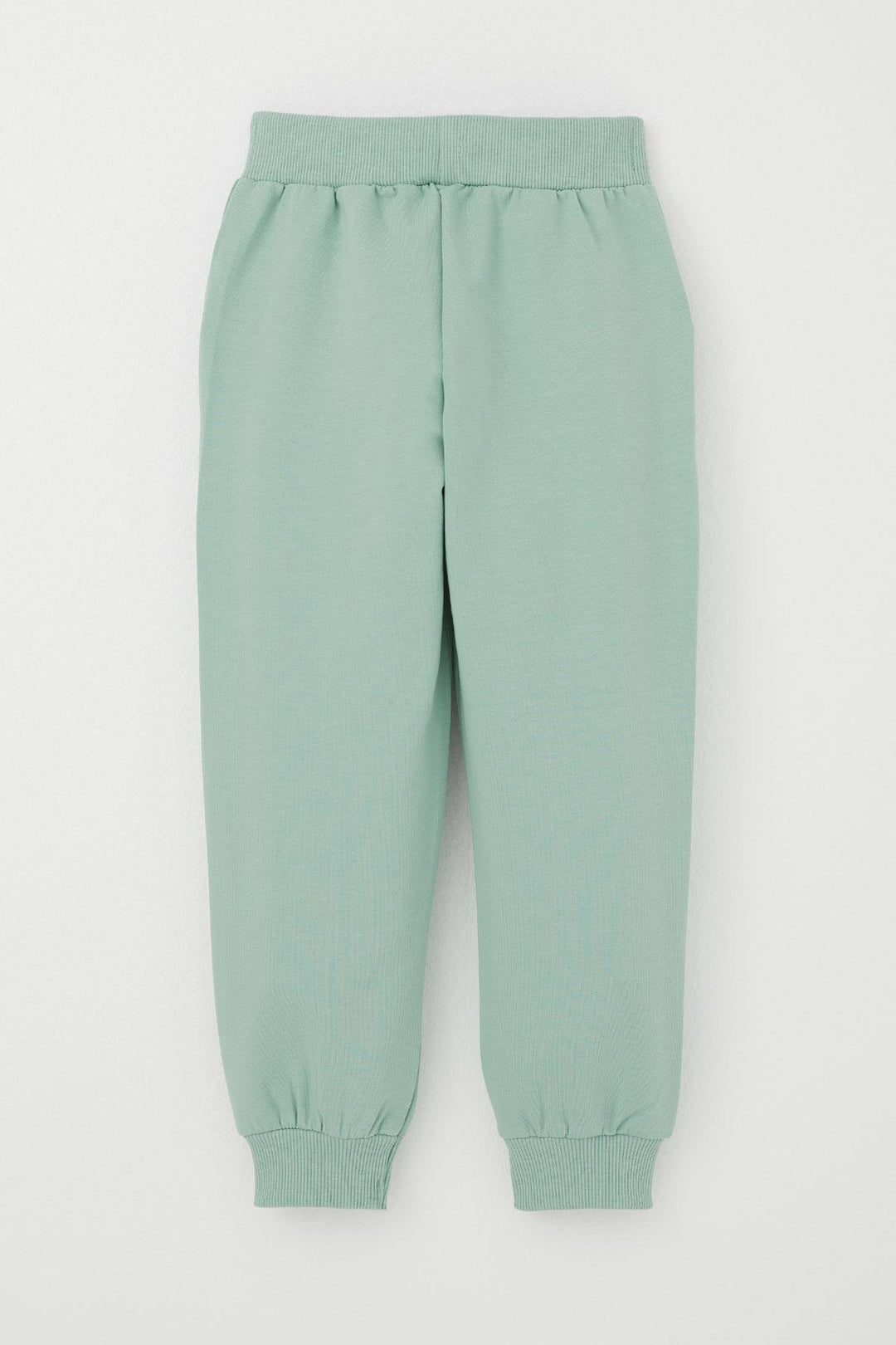 BRE Breeze Girl's Sweatpants with Seam Detail Pockets, 3-7 Years, Aqua Green - Austin