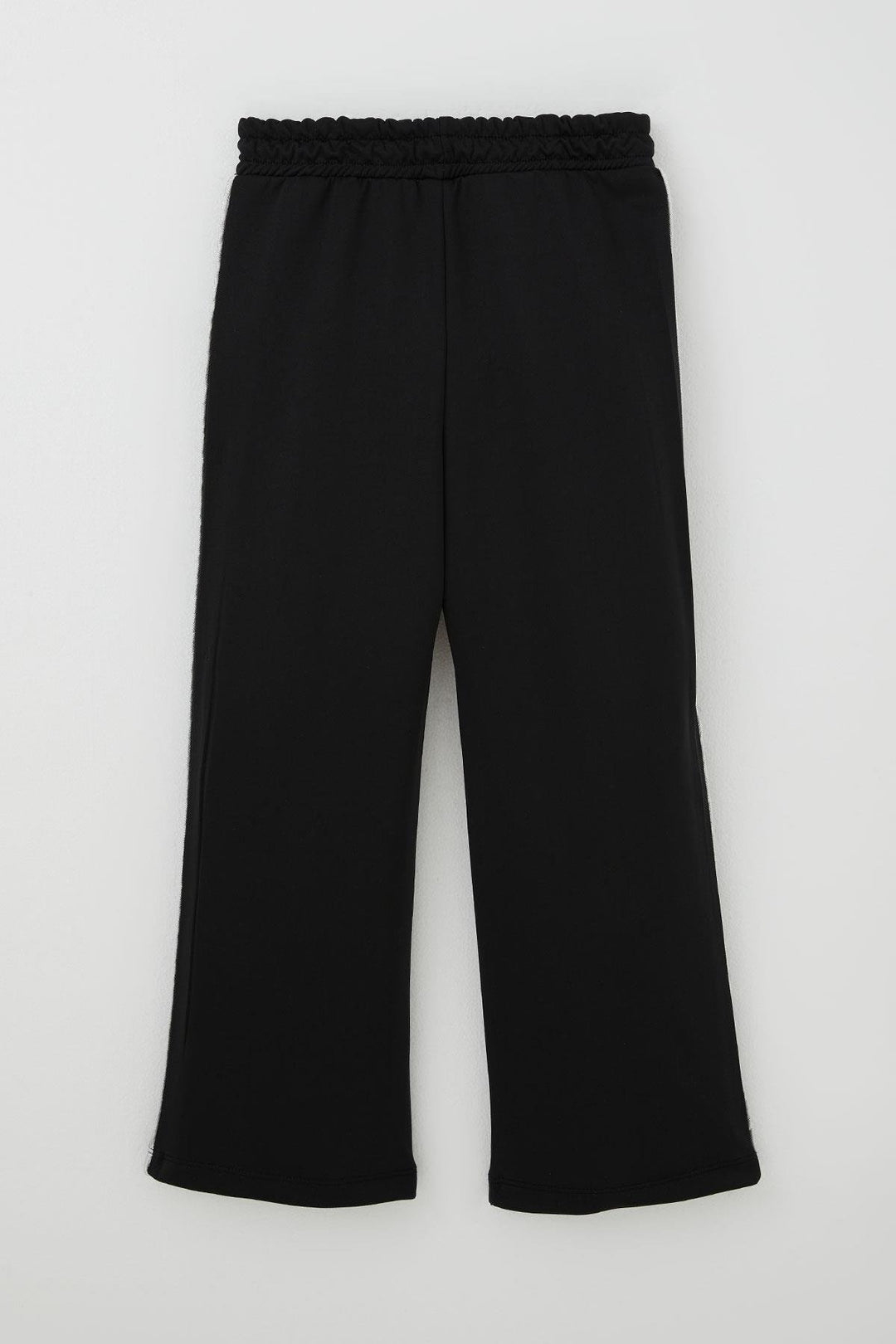 BRE Breeze Girl's Sweatpants with Bow Tie Lace-Up Accessory Elastic Waistband Striped 82 Years, Black - Miami