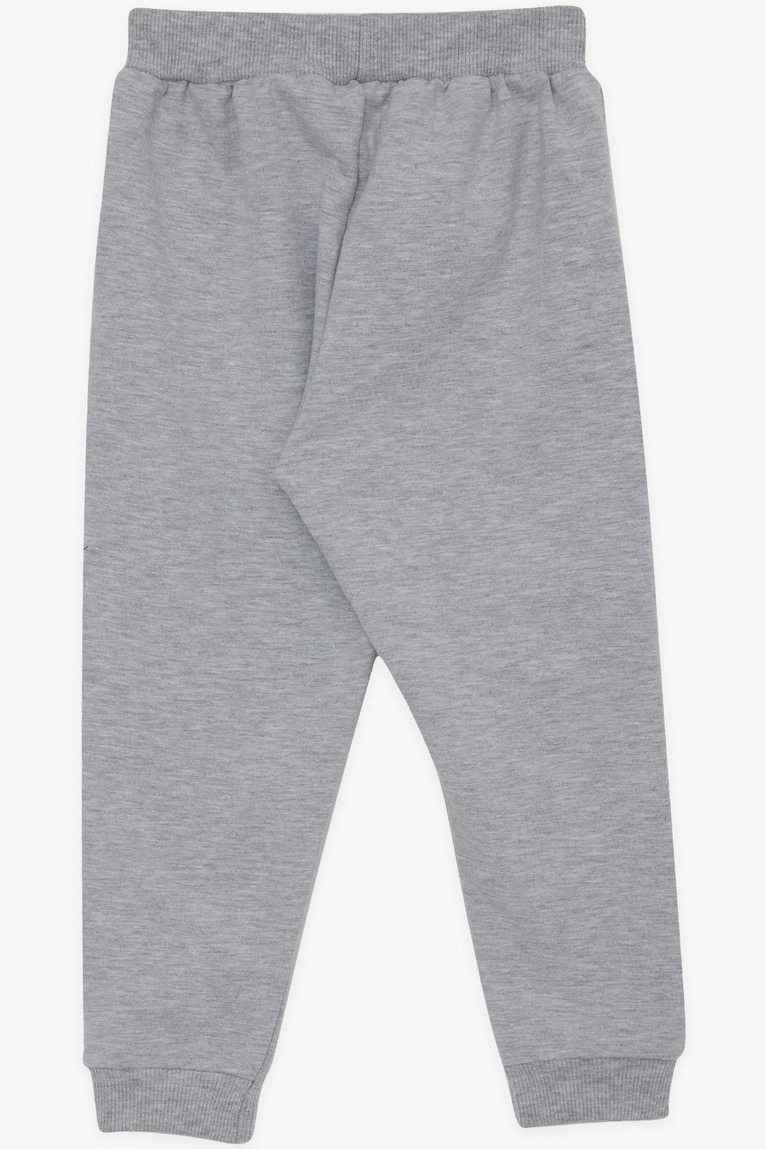 BRE Breeze Girl Child Sweatpants with Bunny Embroidery, 1-4 Years, Light Grey Melange - Ragusa