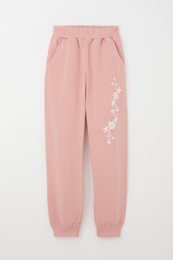 BRE Breeze Girl Child Tracksuit Friend Themed Flower Printed 62 Years, Rose Pink - Surbiton
