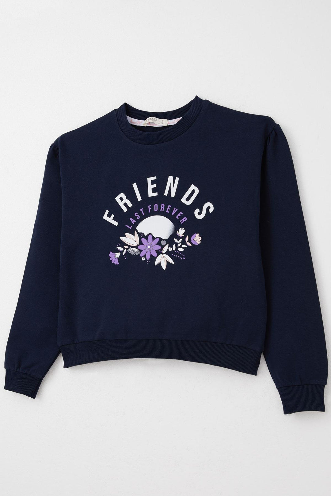 BRE Breeze Girl Child Tracksuit Friend Themed Flower Printed 62 Years, Navy - Delmenhorst